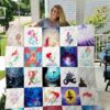 Disney's The Little Mermaid Blanket Quilt Rze2