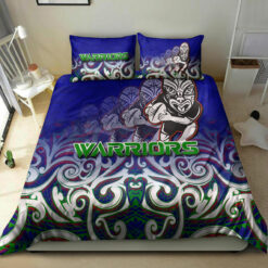 New Zealand Warriors Bedding Set Rze1