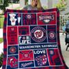 Washington Nationals Blanket Quilt Rze2