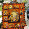 Winnie The Pooh Happy Halloween Blanket Quilt