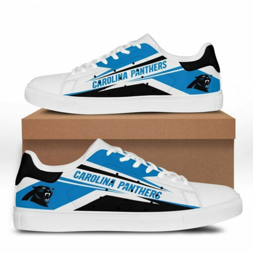 ZSYgoram R2403 011xxxNFL Carolina Panthers stan smith low top skate shoes