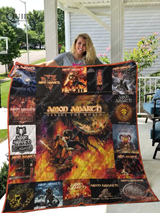 amon amarth albums quilt blanket for fans ver 17 EAFCB4