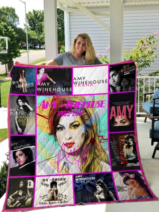 amy winehouse quilt blanket 01 30B370