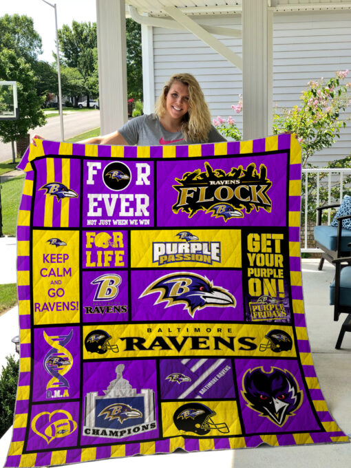 baltimore ravens quilt blanket 01