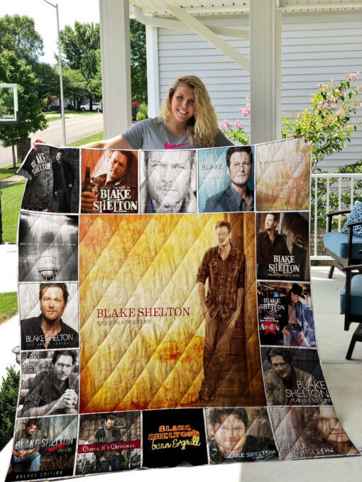 blake shelton quilt blanket 0800