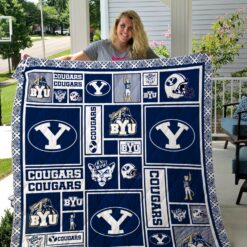 BYU Cougars Blanket Quilt Rze2