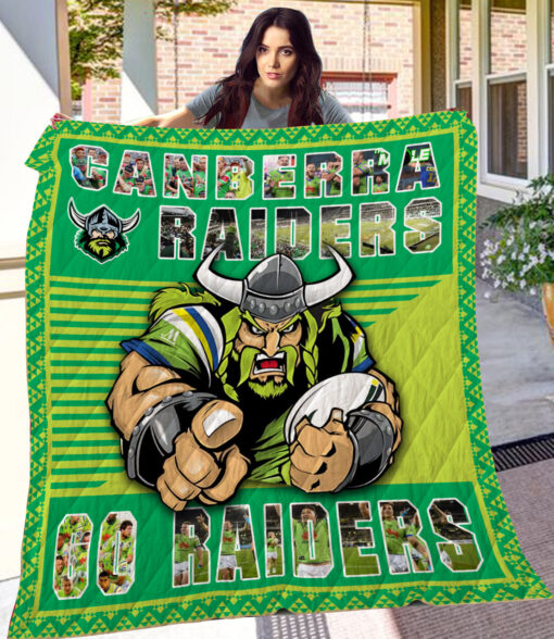 canberra raiders quilt blanket ha1910 fan made 2153 14474.1595781550