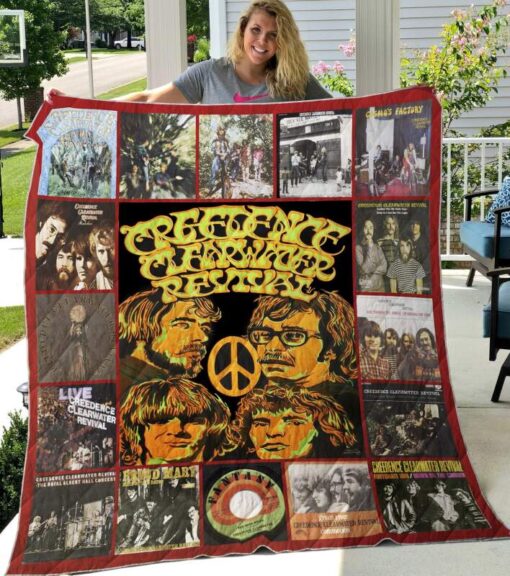 creedence clearwater revival ver1 quilt blanket th1507 0