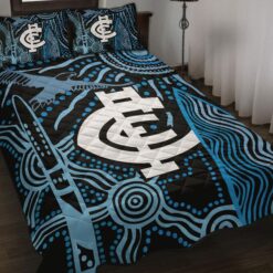 Carlton Football Quilt Bedding Set Rze1