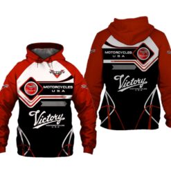Victory Motorcycle Hoodie Zip Hoodie 3D P20
