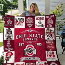 The Ohio State Buckeyes Quilt Blanket Quilt TN