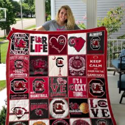 South Carolina Gamecocks Lover Blanket Quilt Rze2