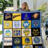 golden state warriors quilt blanket 01 08DB6A