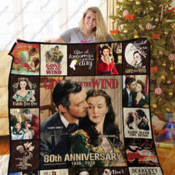 Gone With The Wind Blanket Quilt Rze1