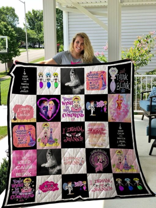 i dream of jeannie poster quilt 1574372126