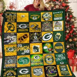 Green Bay Packers 1a Blanket Quilt Rze1