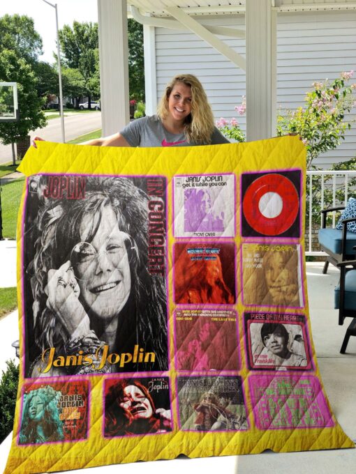 janis joplin singles blanket fleece blanket sherpa blanket quilt blanket