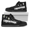 linkin park high top vans shoes