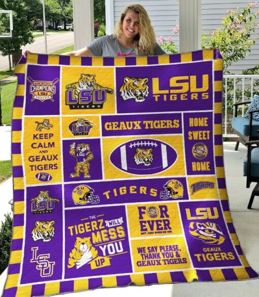 lsu tigers quilt blanket b270508qbfoq