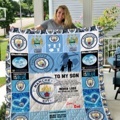 Manchester City Blanket Quilt Rze2