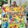 M&M's  Lover Blanket Quilt Rze2