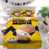 opening to snoopy charlie brown the peanuts movie 3d personalized customized bedding sets duvet cover bedroom sets bedset bedlinen