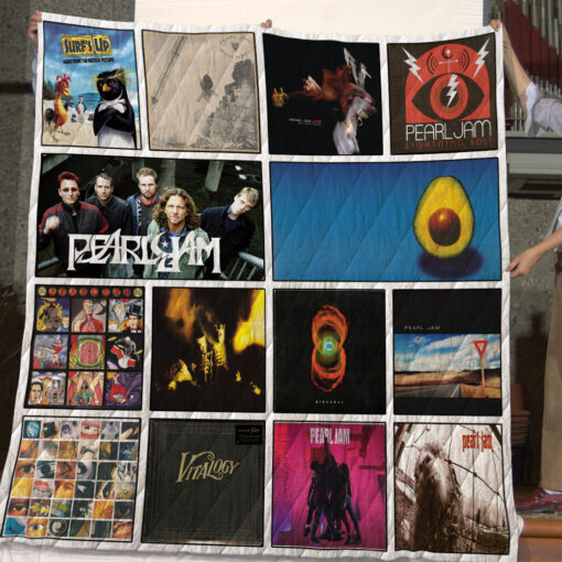 pearl jam quilt blanket for fans 01 1570757975