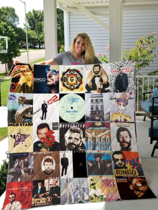 ringo starr albums quilt blanket for fans ver 25qabod