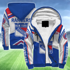 New York Rangers Fleece Jacket Rze1