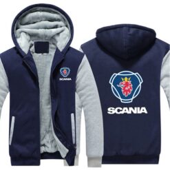Scania Blue Fleece Jacket Rze2