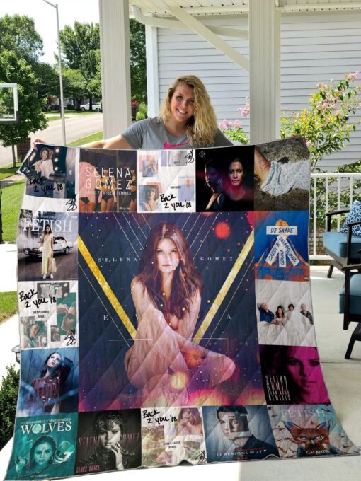 selena gomez quilt blanket 1575580019