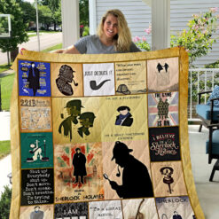 Sherlock Holmes Blanket Quilt TH21