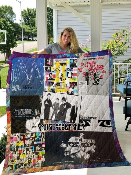 siouxsie and the banshees compilation albums quilt blanket on sale now design by dalabshopcom 5088 64730 1