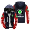 Skoda Red  Fleece Jacket Rze2