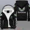 Skoda Black  Fleece Jacket Rze2