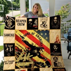 Sons Of Anarchy 3 Blanket Quilt Rze1
