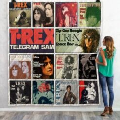 T.Rex Blanket Quilt Rze2