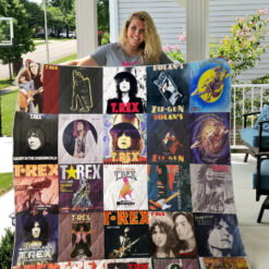 T.Rex Quilt Blanket Quilt Rze2