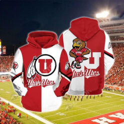 Utah Utes 1 Hoodie Zip Hoodie 3D TH21