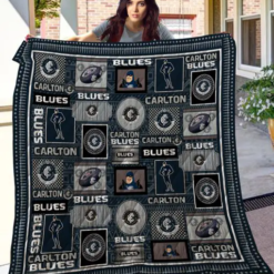 Carlton Football 1 Quilt Blanket Quilt Rze1