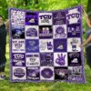 tcu horned frogs tcuhf quilt blankettdoqv