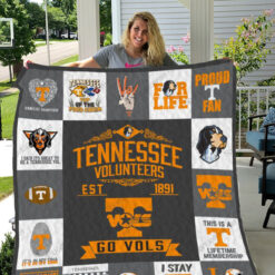 Tennessee Volunteers 2 Blanket Quilt TN