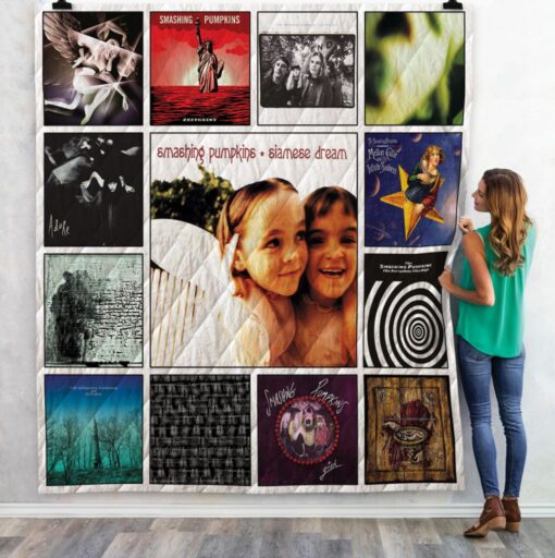 the smashing pumpkins 3d quilt blanket 1639290457249