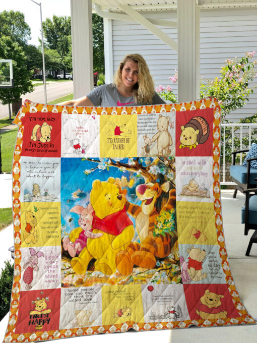 winnie the pooh quilt blanket E6A5BD