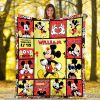 Mickey love Minnie  Blanket Quilt 09 CCHU