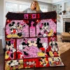 Mickey love Minnie  Blanket Quilt 05 CCHU