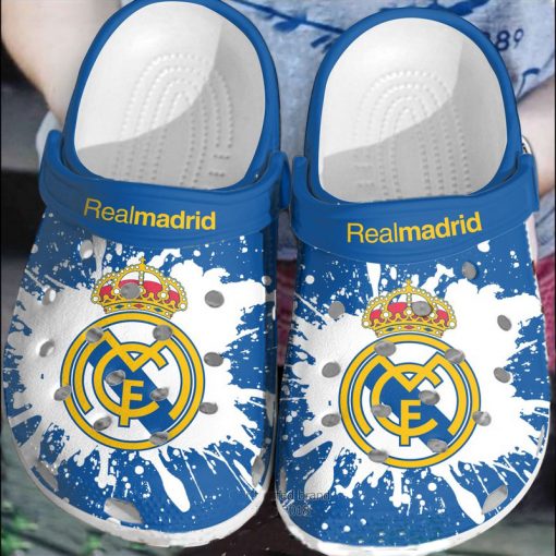 Real Madrid FC logo crocs crocband clog copy 1