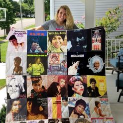 Aretha Franklin Lover Blanket Quilt TR21