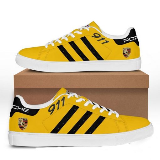 Porsche 911 Yellow Stan Smith Shoes z