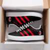 TH220822 30xxxAC Milan Red Stripes Style 2 Stan Smith Low Top Shoes2